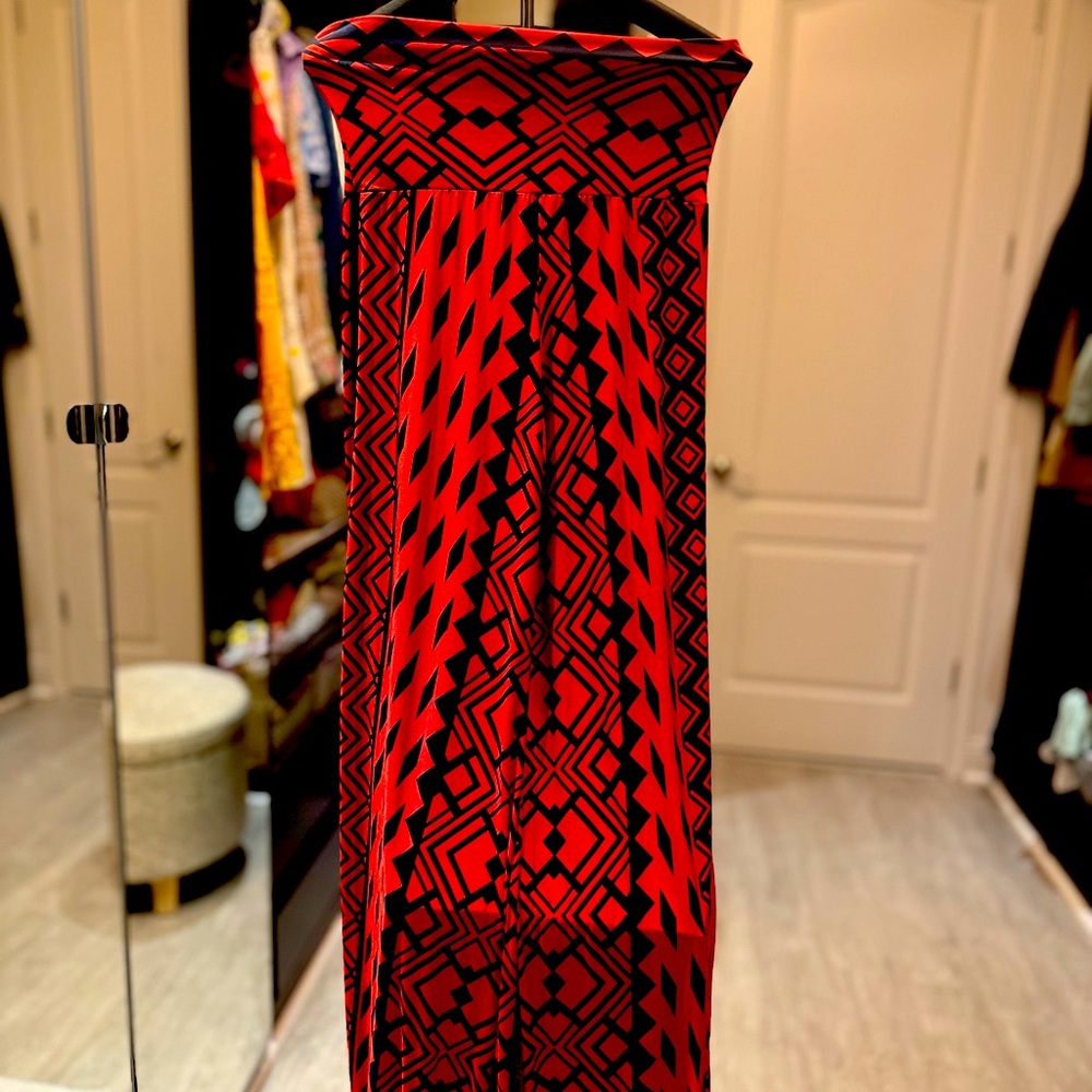 Red black Chico pants..designer   pants